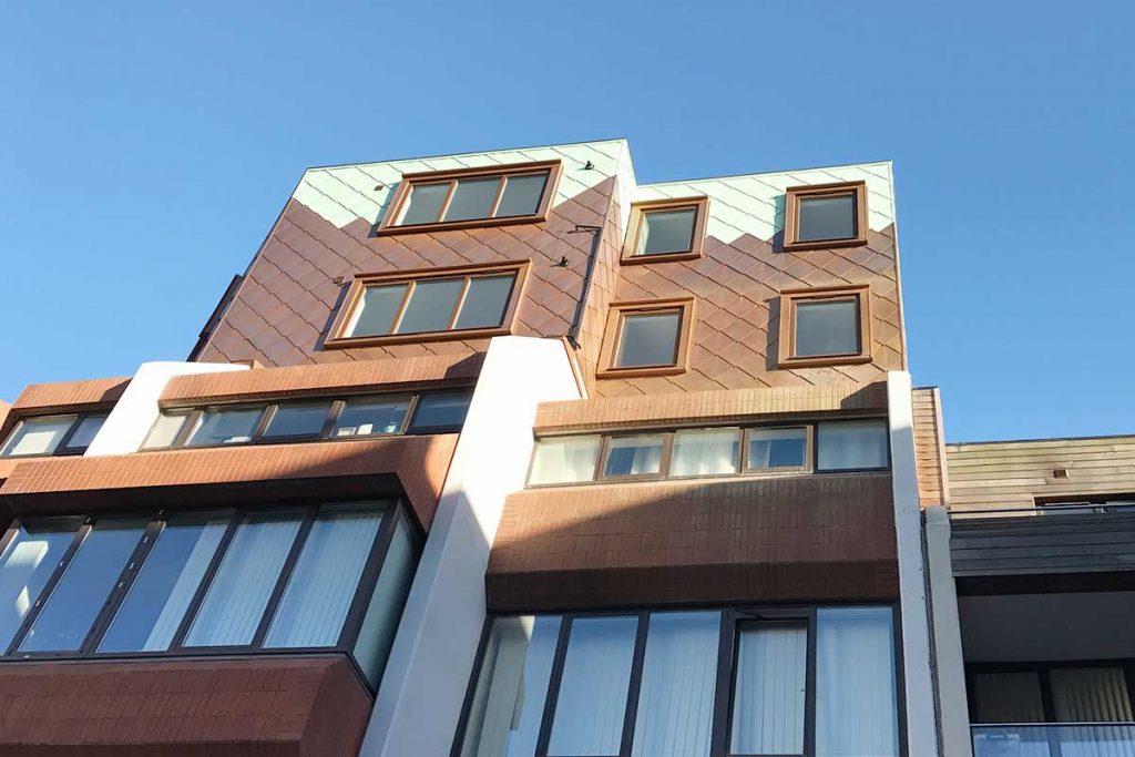 Copper cladding contractors London