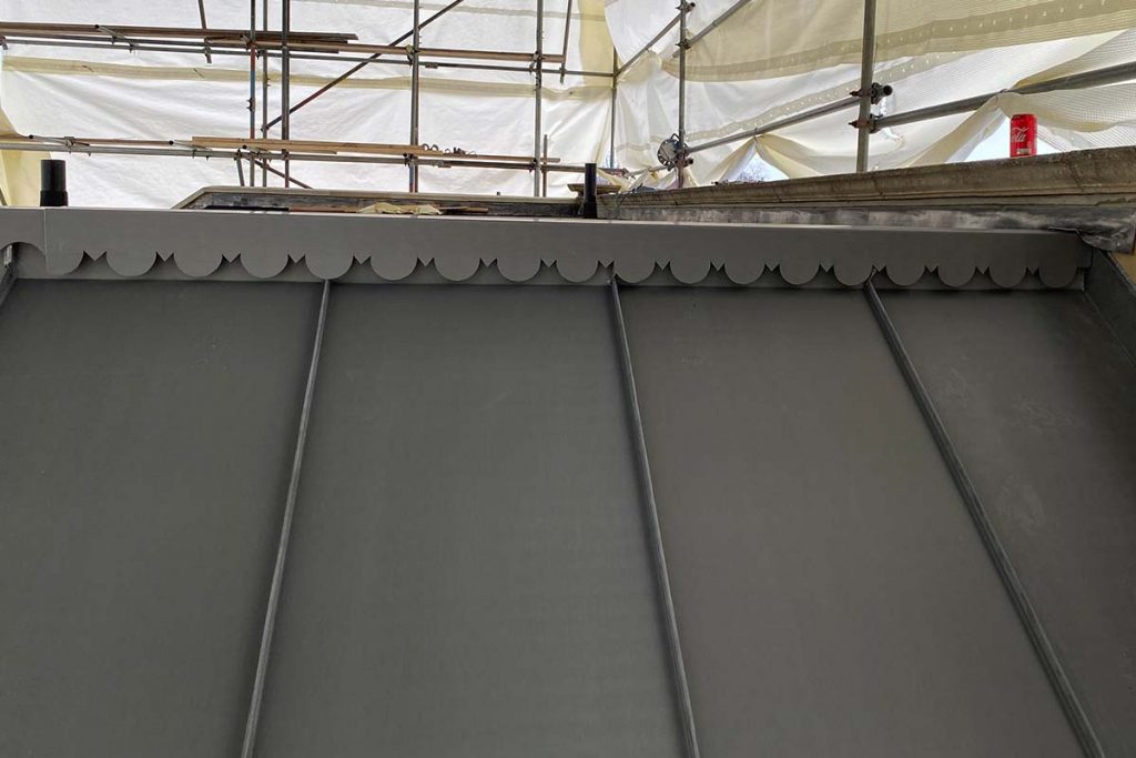Zinc roof example